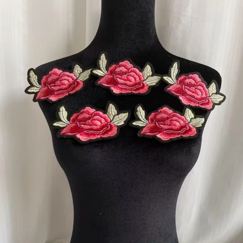 5Pcs Cute Colorful Rose Applique Flowers Patch Embroidered Sew on Clothes Bags Handmade DIY Craft Ornament Fabric Sticker
5Pcs Cute Colorful Rose Applique Flowers Patch Embroidered Sew on Clothes Bags Handmade DIY Craft Ornament Fabric Sticker