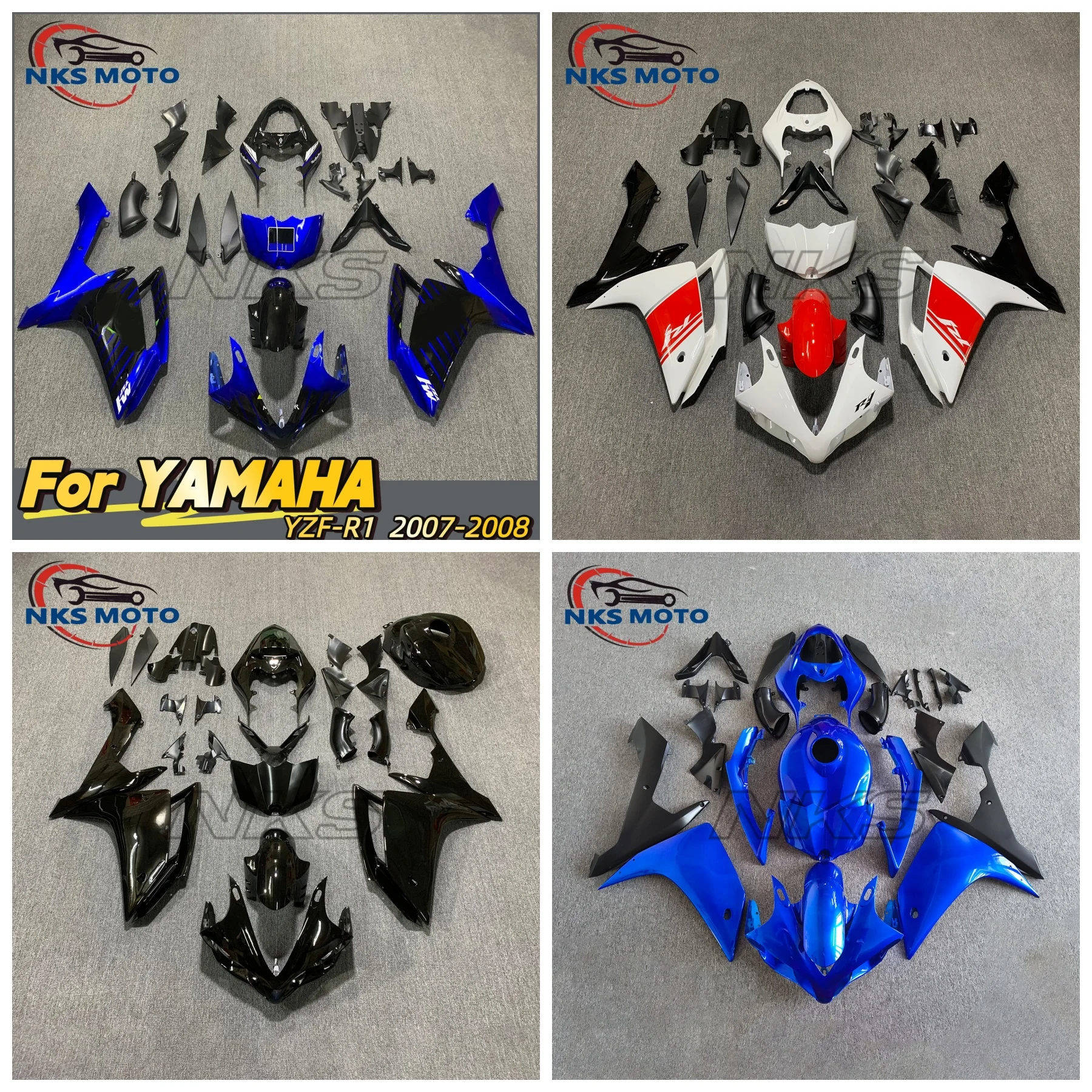 Injection Fairings Kit For YAMAHA YZF R1 07 08 YZFR1 2007 2008 Red White Motorcycle Parts ABS Plastic Cover Bodywork
Injection Fairings Kit For YAMAHA YZF R1 07 08 YZFR1 2007 2008 Red White Motorcycle Parts ABS Plastic Cover Bodywork