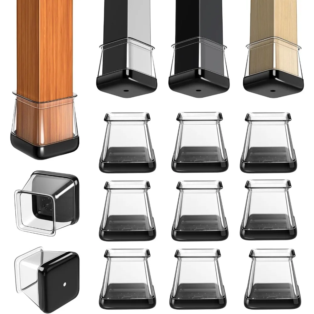 28 Pcs Chair Leg Sliders for Carpet, Square Chair Glides, Silicone Furniture Leg Protectors Caps, Carpet Protectors Table Feet C
28 Pcs Chair Leg Sliders for Carpet, Square Chair Glides, Silicone Furniture Leg Protectors Caps, Carpet Protectors Table Feet C