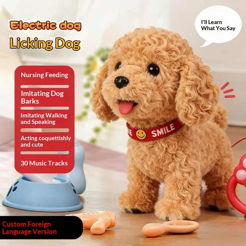 Electric Interactive Plush Dog Toy Walking Barking Repeats What You Say Soft Stuffed Puppy With Built In Music Daily Companion
Electric Interactive Plush Dog Toy Walking Barking Repeats What You Say Soft Stuffed Puppy With Built In Music Daily Companion
