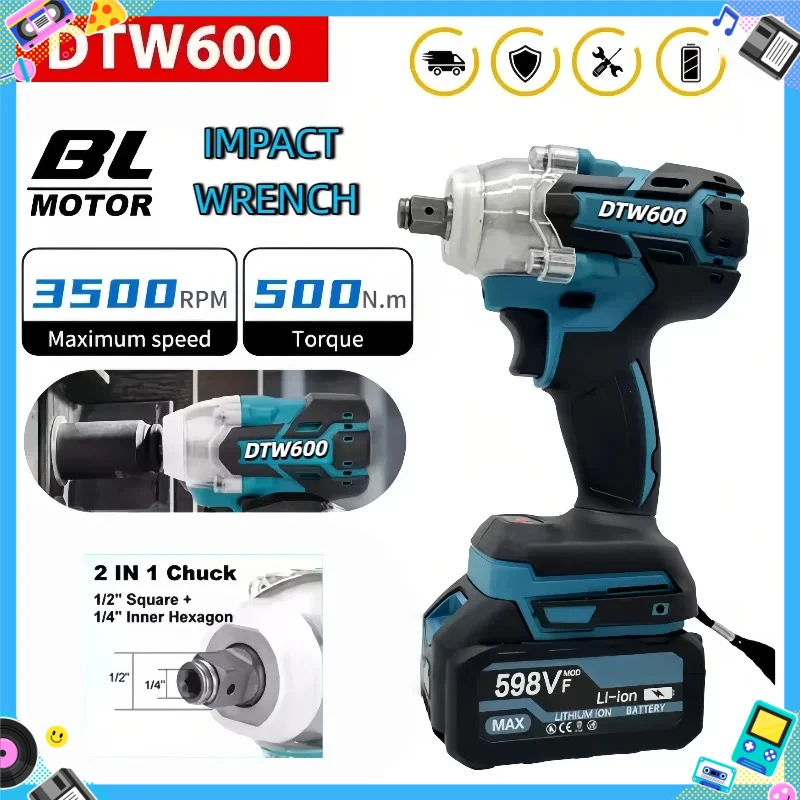 Подходит для Makita DTW600, 18 В, аккумуляторная отвертка, бесщеточная электрическая отвертка, аккумуляторная дрель-шуруповерт
Подходит для Makita DTW600, 18 В, аккумуляторная отвертка, бесщеточная электрическая отвертка, аккумуляторная дрель-шуруповерт