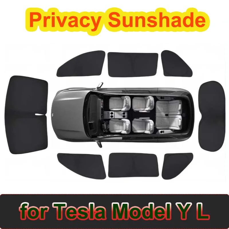 for Tesla Model Y L 2026 Sunshade Front Rear Side Window Sun Shade YL Windshield Sun Visor Outdoor Camping Privacy Accessories
for Tesla Model Y L 2026 Sunshade Front Rear Side Window Sun Shade YL Windshield Sun Visor Outdoor Camping Privacy Accessories