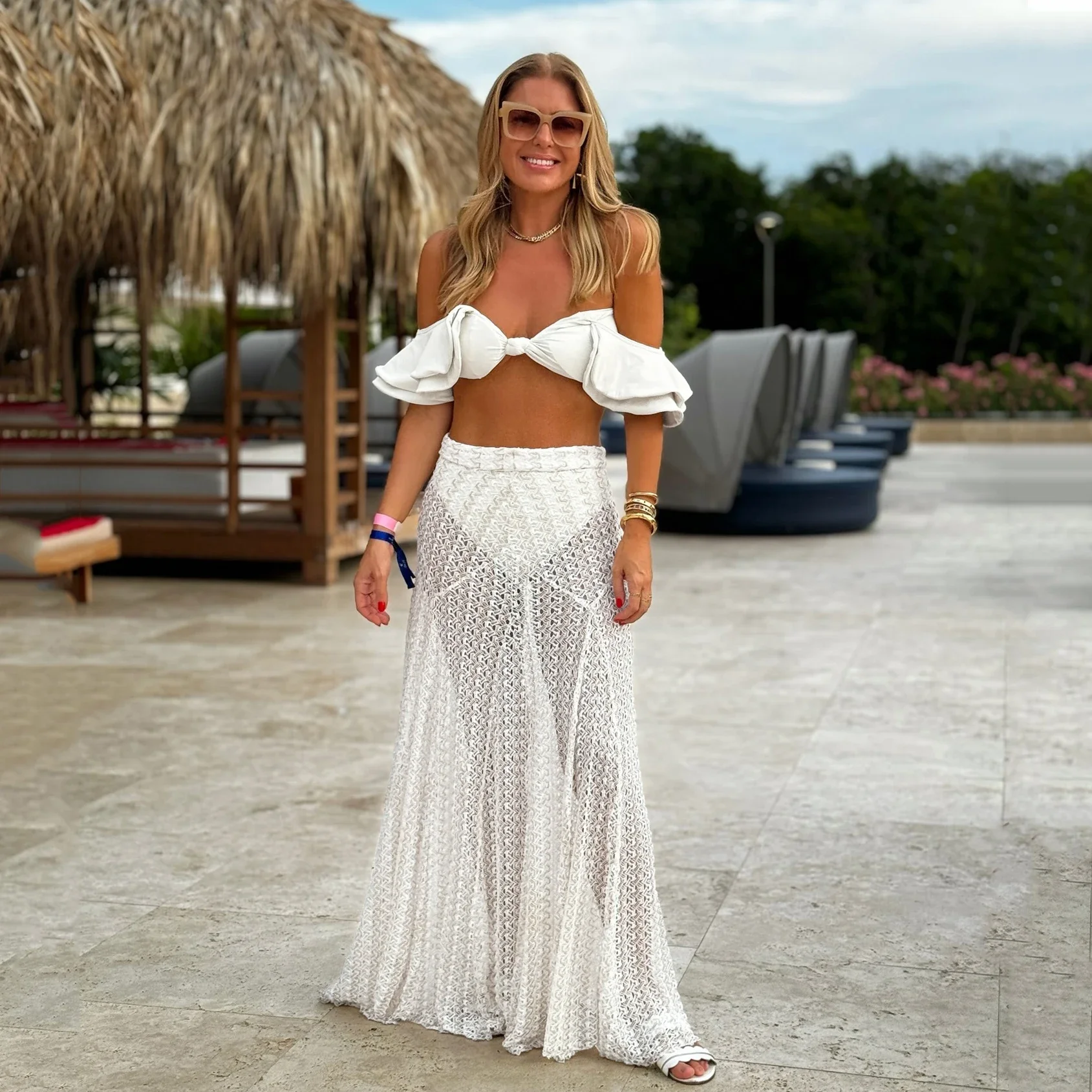 3pcs Swimsuit Sexy Bikinis 2025 Women Swimwear Crochet Dress Off Shoulder Ruffle Swim Suit Bathingsuit Beachwear Bandeau Biquini
3pcs Swimsuit Sexy Bikinis 2025 Women Swimwear Crochet Dress Off Shoulder Ruffle Swim Suit Bathingsuit Beachwear Bandeau Biquini