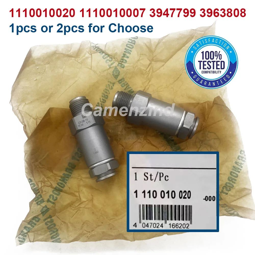 1/2Pcs 1110010020 1110010007 3947799 3963808 Common Rail Fuel Pressure Relief Valve for Cummins 5.9L Dodge 2500 3500 2003-2007
1/2Pcs 1110010020 1110010007 3947799 3963808 Common Rail Fuel Pressure Relief Valve for Cummins 5.9L Dodge 2500 3500 2003-2007