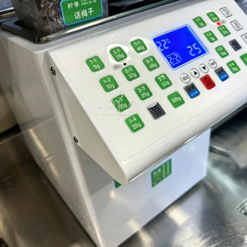 Dual Can 5L+5L Commercial Fully Automatic Fructose Syrup Filling Machine for Milk Tea Shop
Dual Can 5L+5L Commercial Fully Automatic Fructose Syrup Filling Machine for Milk Tea Shop