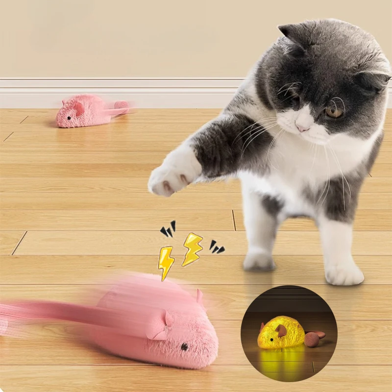 FG Interactive Plush Mouse Cat Toys Simulation Mice Kitten Self-Playing Plush Toys Indoor Pet Cats Chew Toy
FG Interactive Plush Mouse Cat Toys Simulation Mice Kitten Self-Playing Plush Toys Indoor Pet Cats Chew Toy
