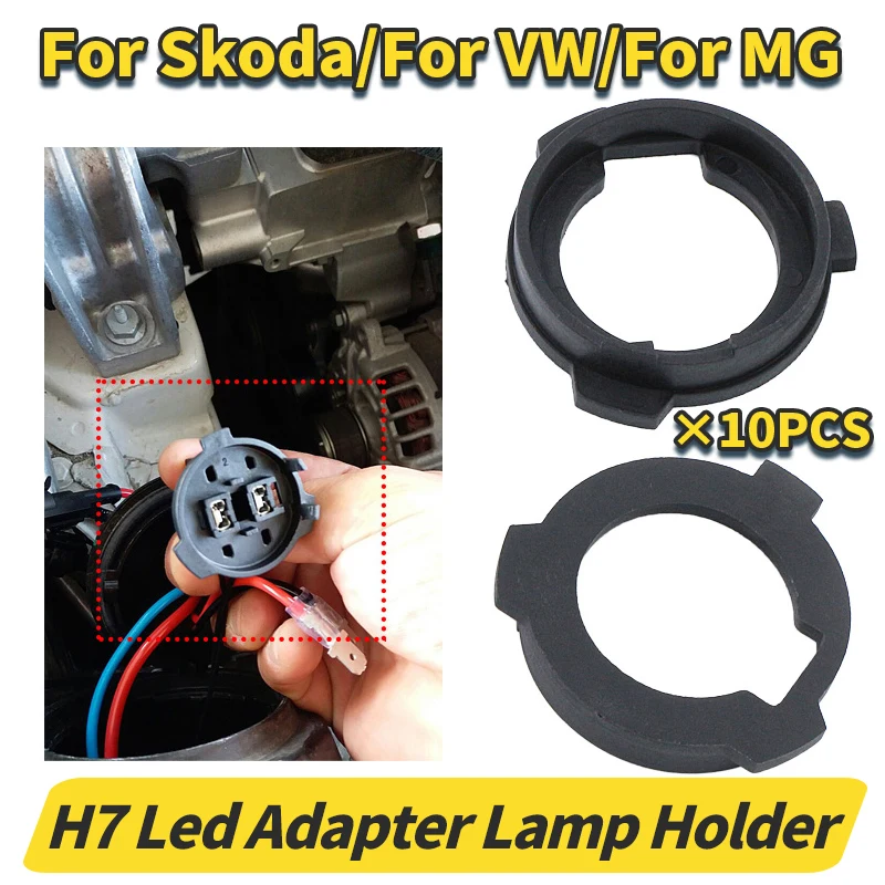 10 шт. H7 светодиодный держатель лампы для фар, адаптер цоколя лампы для MG Maxplan для VW polo Lavida Lamando Touran Tiguan для Skoda Octavia 
10 шт. H7 светодиодный держатель лампы для фар, адаптер цоколя лампы для MG Maxplan для VW polo Lavida Lamando Touran Tiguan для Skoda Octavia