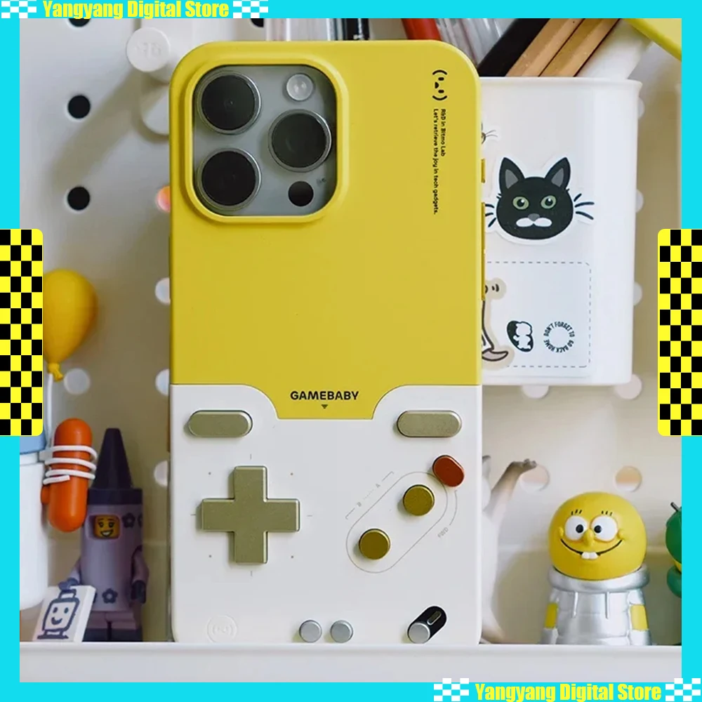 Bitmolab GAMEBABY Phone Case Game Controllers for IPhone 15/16 Pro Max Anti-drop Case Support GBC NES Key Layout Games Console
Bitmolab GAMEBABY Phone Case Game Controllers for IPhone 15/16 Pro Max Anti-drop Case Support GBC NES Key Layout Games Console