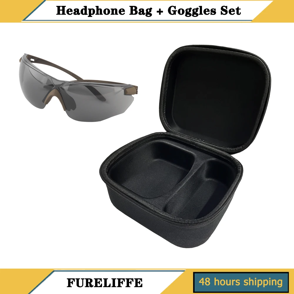 Коробка для наушников и комплект очков из ЭВА, подходит для хранения складных гарнитур, охотничьи базовые тактические аксессуары для стрельбы и охотников
Коробка для наушников и комплект очков из ЭВА, подходит для хранения складных гарнитур, охотничьи базовые тактические аксессуары для стрельбы и охотников