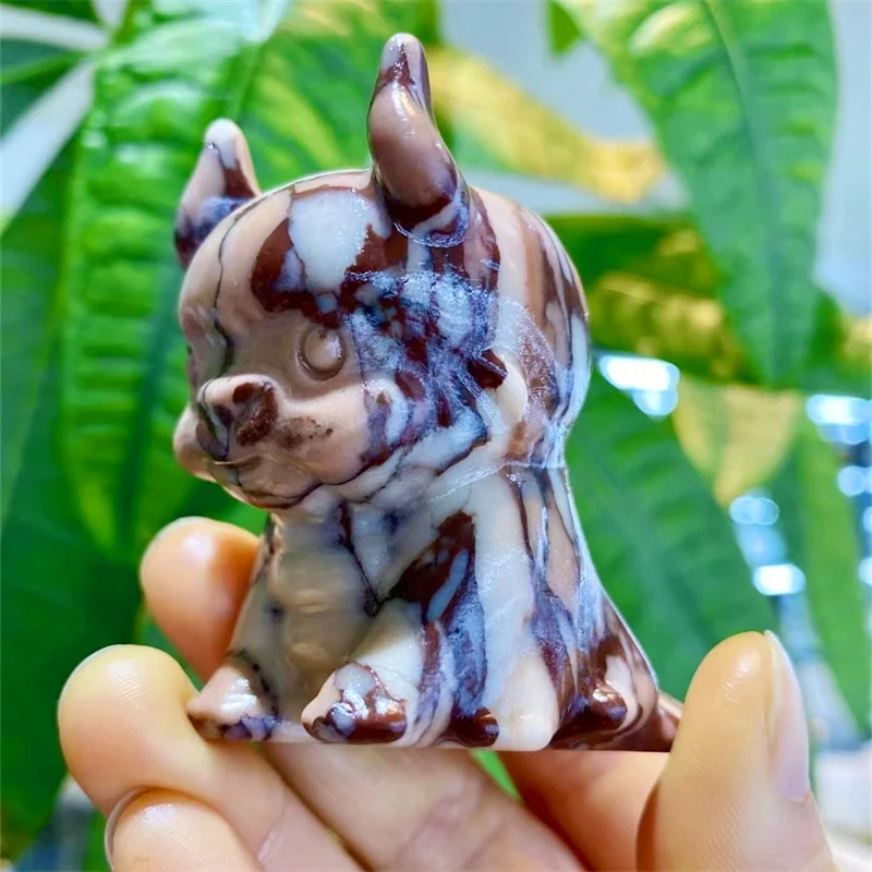 Natural Black Network Stone Cartoon Cow Animal Carving Healing Fashion Home Decoration Healthy Birthday Gift 1pcs
Natural Black Network Stone Cartoon Cow Animal Carving Healing Fashion Home Decoration Healthy Birthday Gift 1pcs