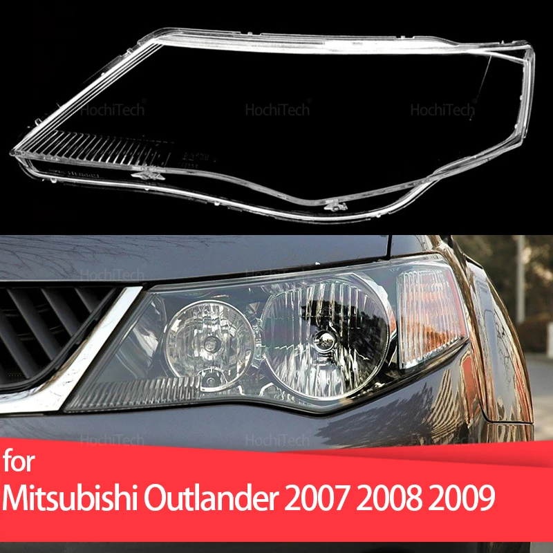 High Quality Transparent Front Headlights Lens Shell Cover Lampcover Lampshade For Mitsubishi Outlander 2007 2008 2009 
High Quality Transparent Front Headlights Lens Shell Cover Lampcover Lampshade For Mitsubishi Outlander 2007 2008 2009