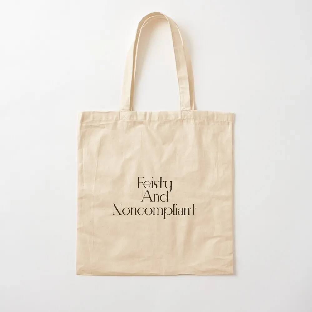 Feisty and Noncompliant Tote Bag Cloth bags Women bags Big bag women Canvas Tote Bag
Feisty and Noncompliant Tote Bag Cloth bags Women bags Big bag women Canvas Tote Bag