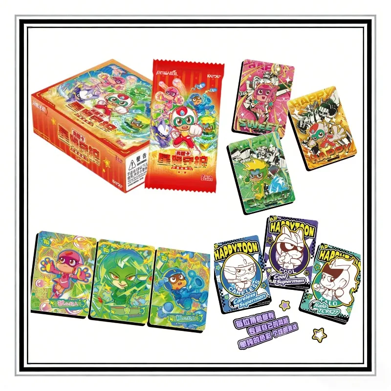 KAYOU Happy Superman Union Interstellar Guardians Collection Card Stardust Bag Volume 1 Anime Character Collection Card Toy Gift
KAYOU Happy Superman Union Interstellar Guardians Collection Card Stardust Bag Volume 1 Anime Character Collection Card Toy Gift