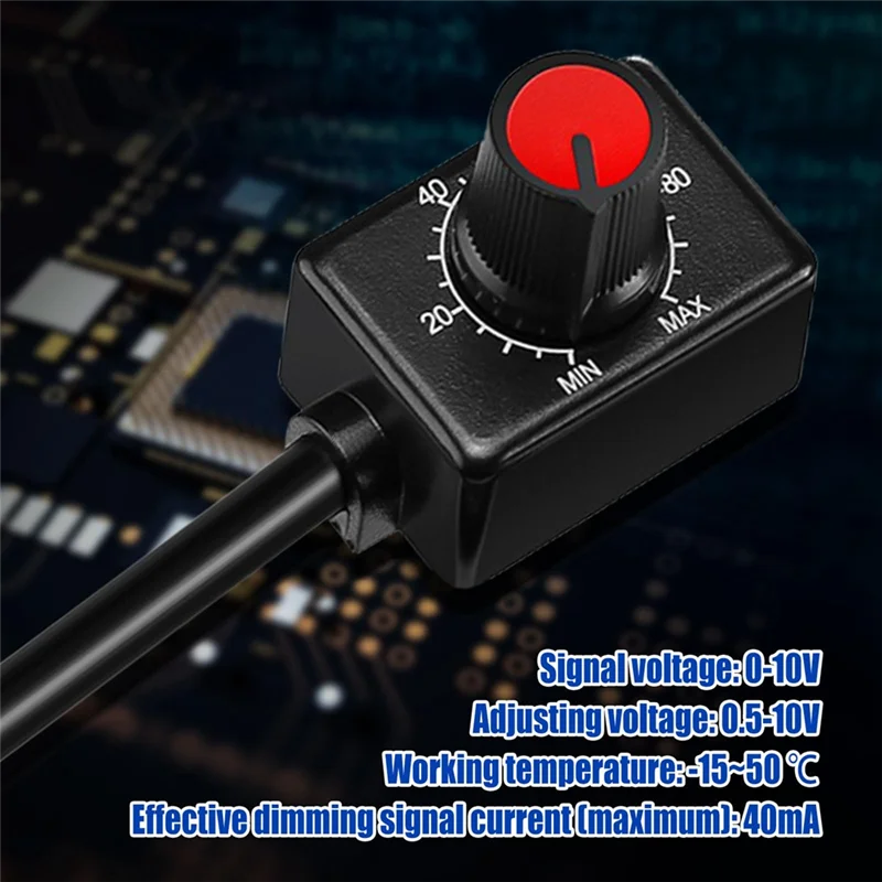 【Superdeals】5PCS DC 0/1-10V Knob Low Voltage Passive Dimmer PWM Dimming For 0-10V Or 1-10V Dimmable Electronic LED Driver
【Superdeals】5PCS DC 0/1-10V Knob Low Voltage Passive Dimmer PWM Dimming For 0-10V Or 1-10V Dimmable Electronic LED Driver