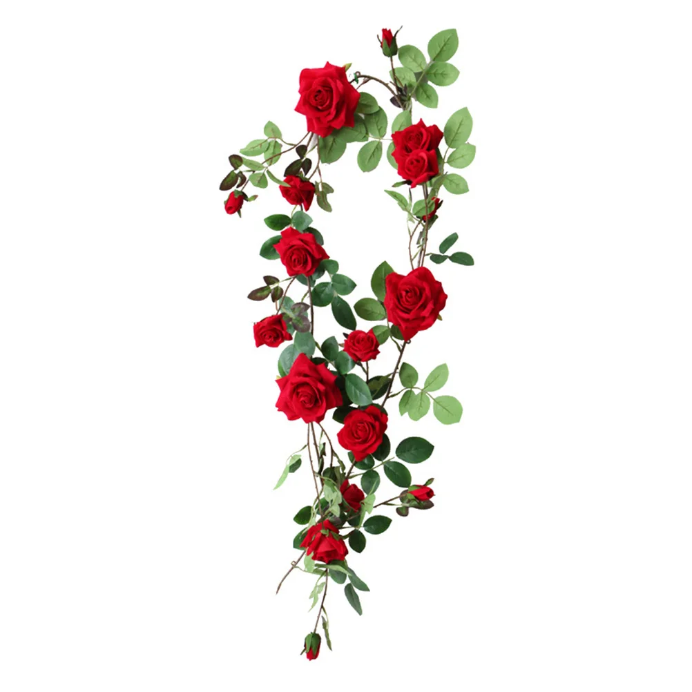 1Pcs Simulation Rose Rattan Fresh Lifelike Artificial Vine for Indoor Outdoor Garden Decoration Holiday Party Decorative Plant
1Pcs Simulation Rose Rattan Fresh Lifelike Artificial Vine for Indoor Outdoor Garden Decoration Holiday Party Decorative Plant