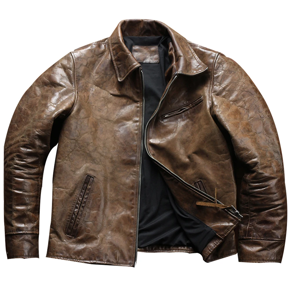 Genuine Leather Motorcycle Mans Coat Cowhide Leather Man Jacket Brand Corium Cow Leather Overcoats Winter Outfits Clothing Man
Genuine Leather Motorcycle Mans Coat Cowhide Leather Man Jacket Brand Corium Cow Leather Overcoats Winter Outfits Clothing Man
