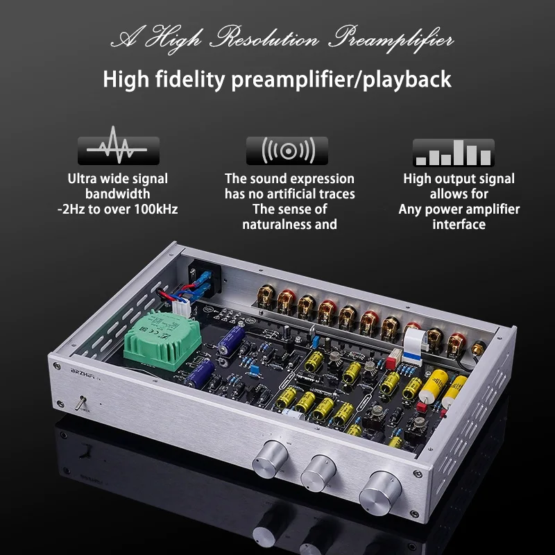 BRZHIFI T4 Hi-Fi American Essence Line Pre-Level/Rec Amplifier Audio Pre-Natural Sound HIFI Preamplifier
BRZHIFI T4 Hi-Fi American Essence Line Pre-Level/Rec Amplifier Audio Pre-Natural Sound HIFI Preamplifier