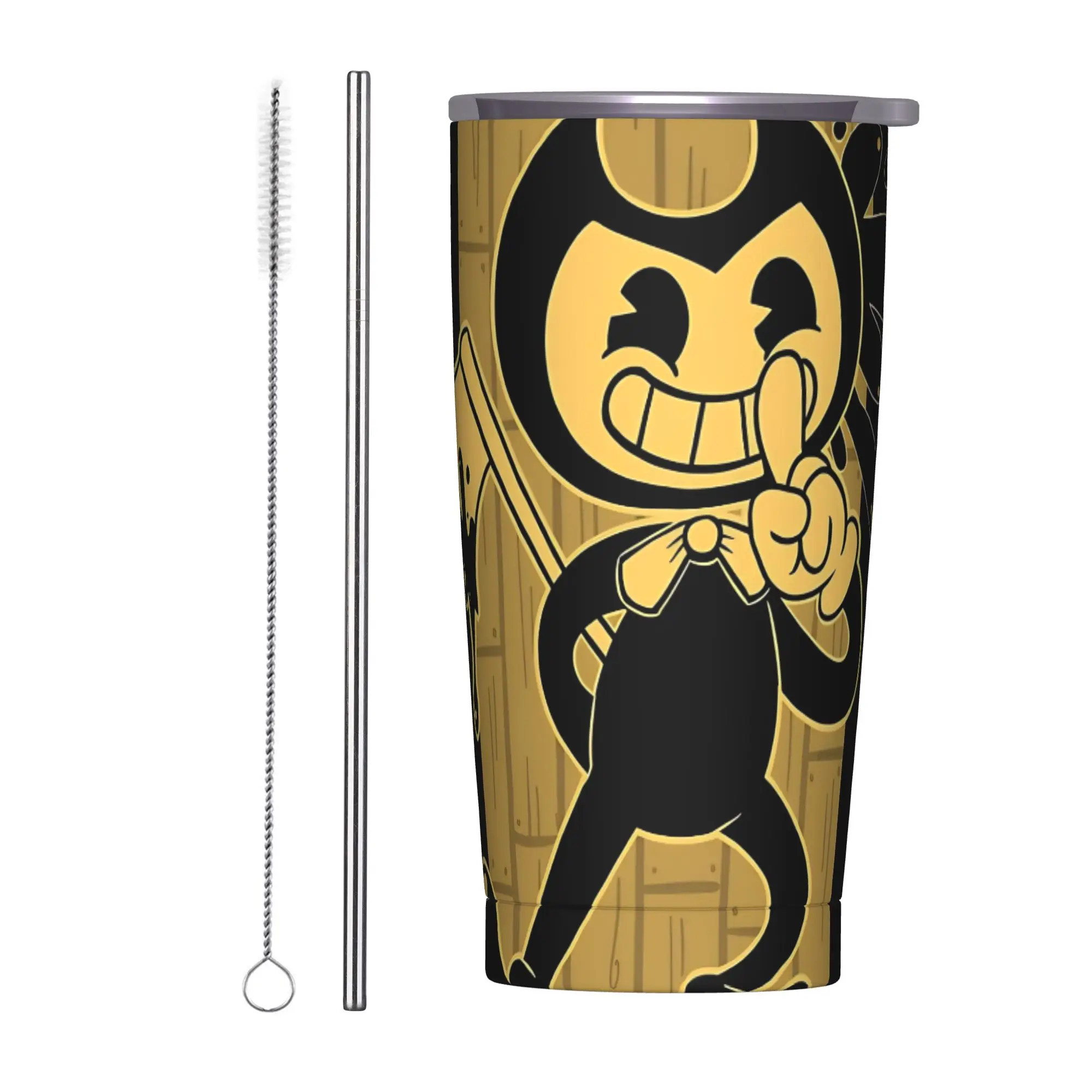 Bendy and the Dark Revival Insulated Tumbler with Lid Horror Game Vacuum Coffee Mugs Outdoor Travel Car Bottle Cup, 20oz
Bendy and the Dark Revival Insulated Tumbler with Lid Horror Game Vacuum Coffee Mugs Outdoor Travel Car Bottle Cup, 20oz