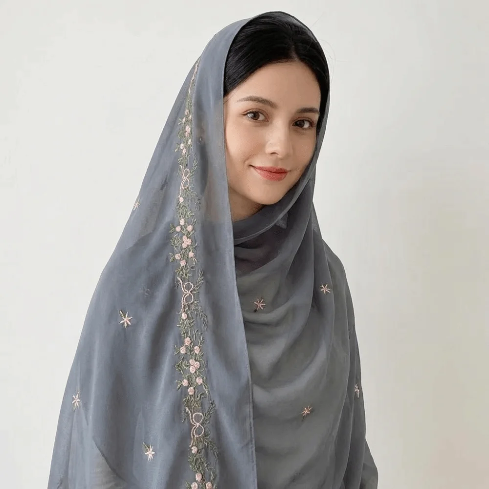 Sweet Sunscreen Floral Headscarf Cotton Large Thin Shawl Long Solid Color Hijab Scarf Vacation
Sweet Sunscreen Floral Headscarf Cotton Large Thin Shawl Long Solid Color Hijab Scarf Vacation