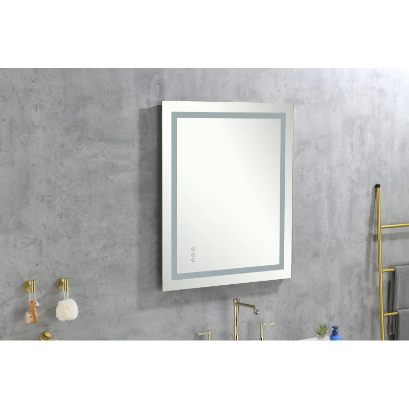 LED Bathroom Mirror 40 "x 36" with Front and Backlight, Large Dimmable Wall Mirrors with Anti-Fog, Memory, 3 Colors, LED V
LED Bathroom Mirror 40 "x 36" with Front and Backlight, Large Dimmable Wall Mirrors with Anti-Fog, Memory, 3 Colors, LED V