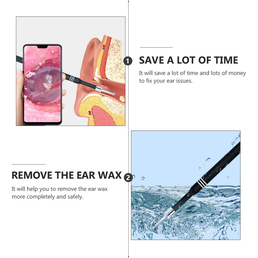 5.5mm Visual Ear Otoscope Scope Inspection Camera 6LED Cold Light HD Imaging Safe Kids Adults Ear Cleaning Tool
5.5mm Visual Ear Otoscope Scope Inspection Camera 6LED Cold Light HD Imaging Safe Kids Adults Ear Cleaning Tool