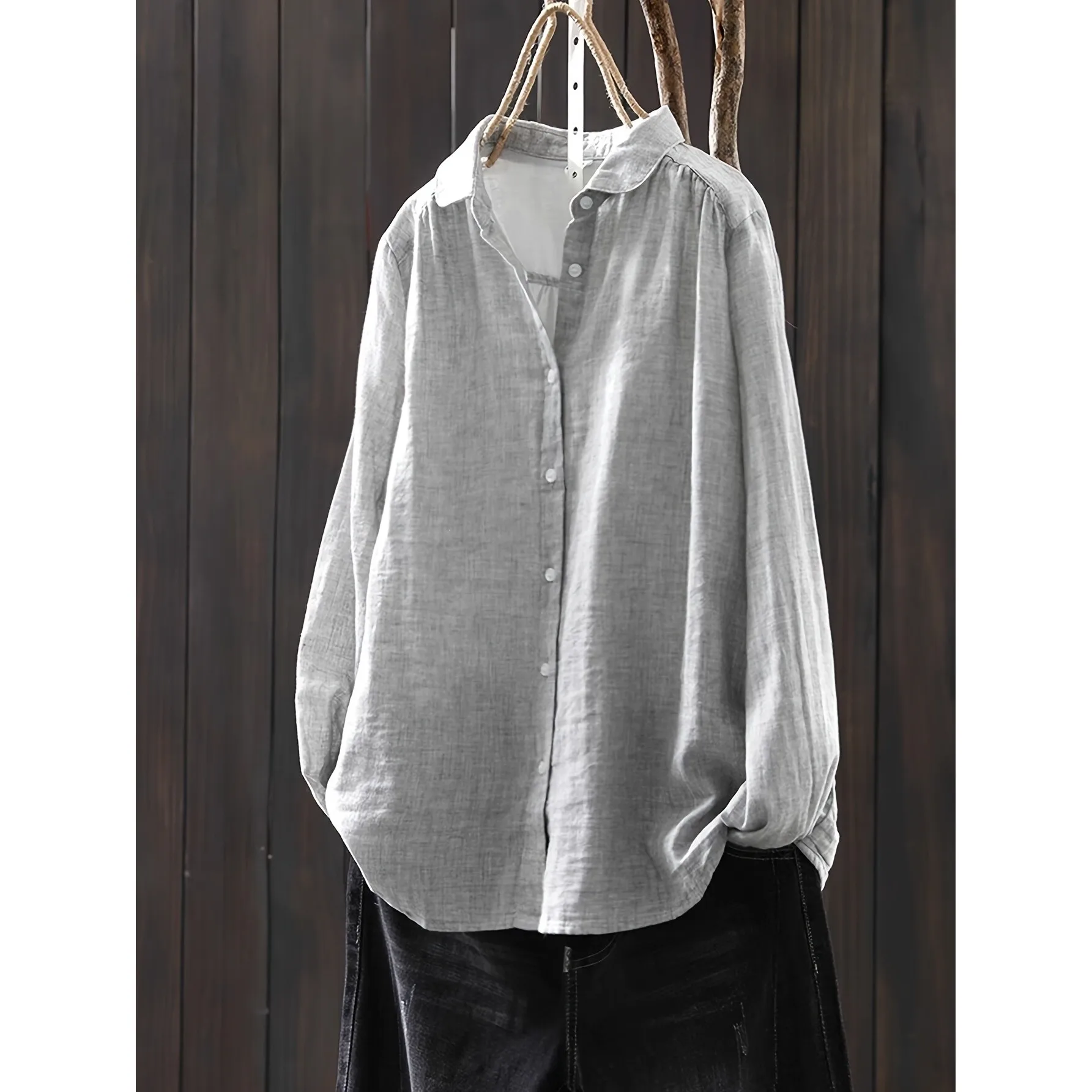 Double Layer Cotton Gauze Shirt Women's Princess Sleeve Top Comfortable Soft Fabric Fashionable Casual Wear for Women
Double Layer Cotton Gauze Shirt Women's Princess Sleeve Top Comfortable Soft Fabric Fashionable Casual Wear for Women