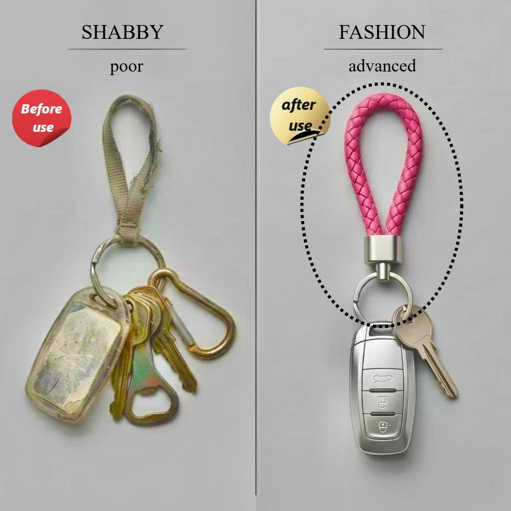 Car Motorcycle Pendant Bag Accessories Keyings Women Men Phone Y2K Key Ring Hand Woven Personalized Leather Metal Keychain Gift
Car Motorcycle Pendant Bag Accessories Keyings Women Men Phone Y2K Key Ring Hand Woven Personalized Leather Metal Keychain Gift