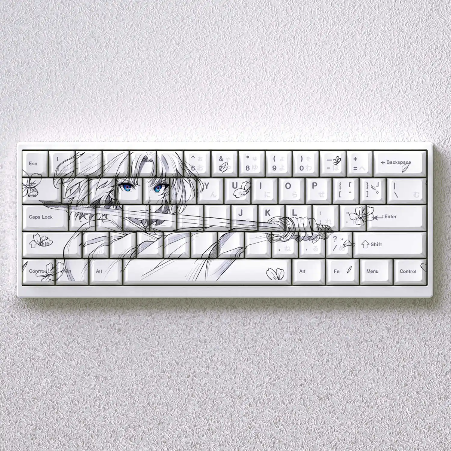 98 Keys Side Print Engraving Keycaps Set Cherry Profile PBT Key Cap MX Switches for Mechanical Keyboard Wooting Made68 Mad60
98 Keys Side Print Engraving Keycaps Set Cherry Profile PBT Key Cap MX Switches for Mechanical Keyboard Wooting Made68 Mad60
