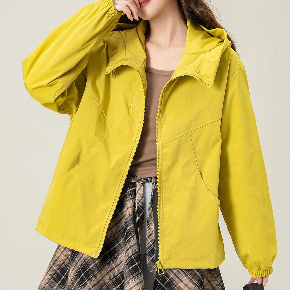2026 spring and autumn short hooded jacket trench coat women's explosion small jacket casual jacket top
2026 spring and autumn short hooded jacket trench coat women's explosion small jacket casual jacket top