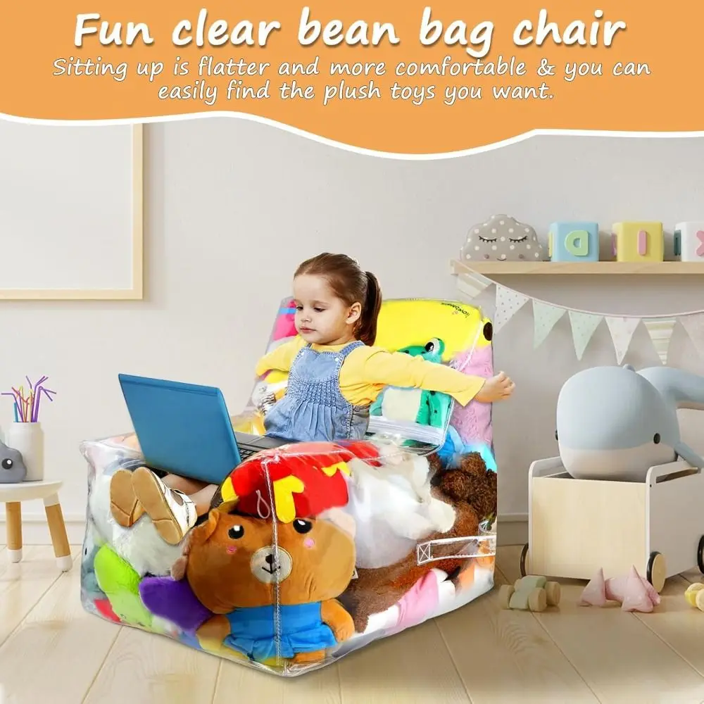 High Quality Pvc Plush Toys Storage Waterproofv Durable Transparent Storage Bag with Zipper High-Capacity Chair Cover Home
High Quality Pvc Plush Toys Storage Waterproofv Durable Transparent Storage Bag with Zipper High-Capacity Chair Cover Home