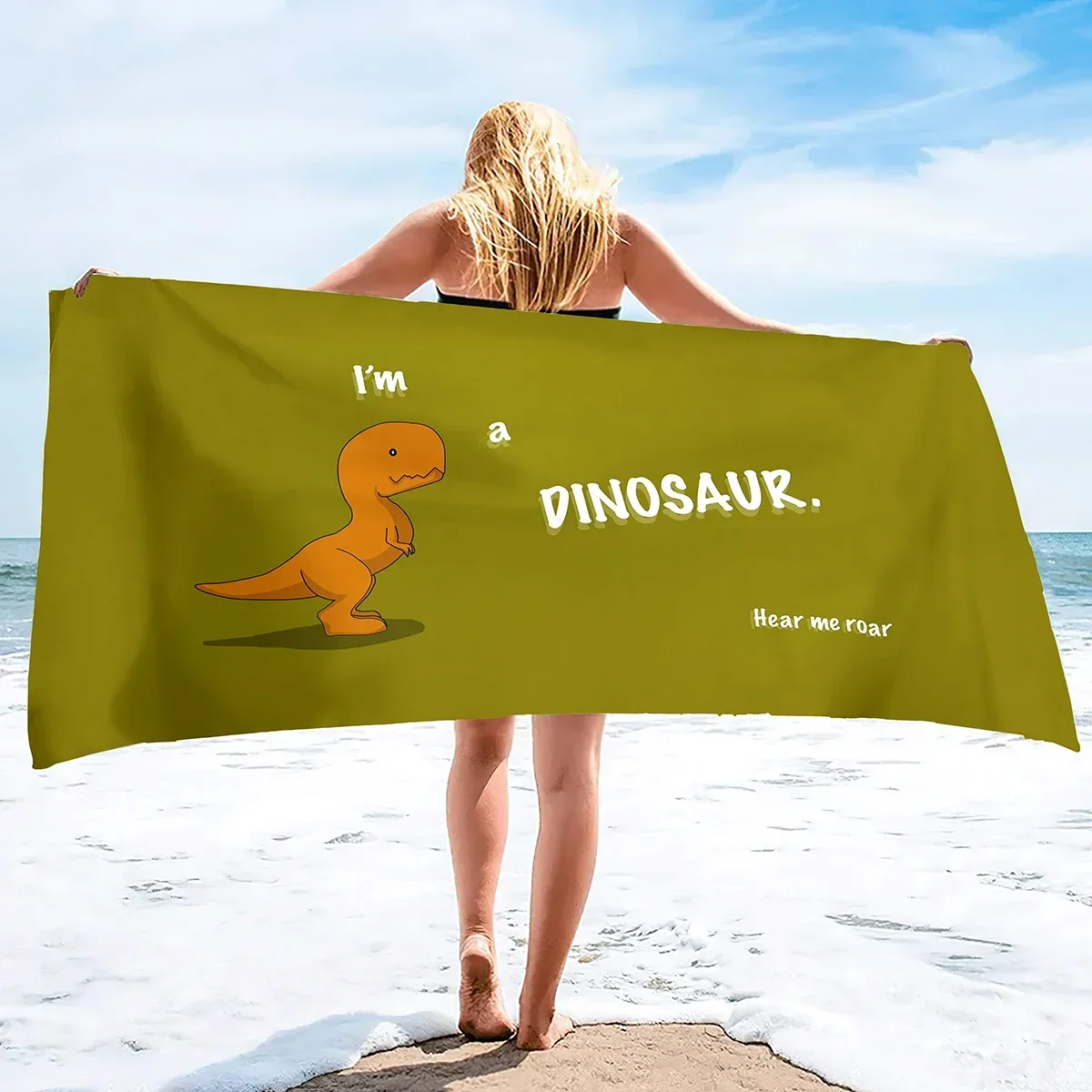 Пляжное полотенце с изображением динозавра, походные полотенца для мальчиков и детей, быстросохнущее, ультра-впитывающее, супермягкое, пляжное одеяло, полотенце для бассейна, путешествий и душа
Пляжное полотенце с изображением динозавра, походные полотенца для мальчиков и детей, быстросохнущее, ультра-впитывающее, супермягкое, пляжное одеяло, полотенце для бассейна, путешествий и душа