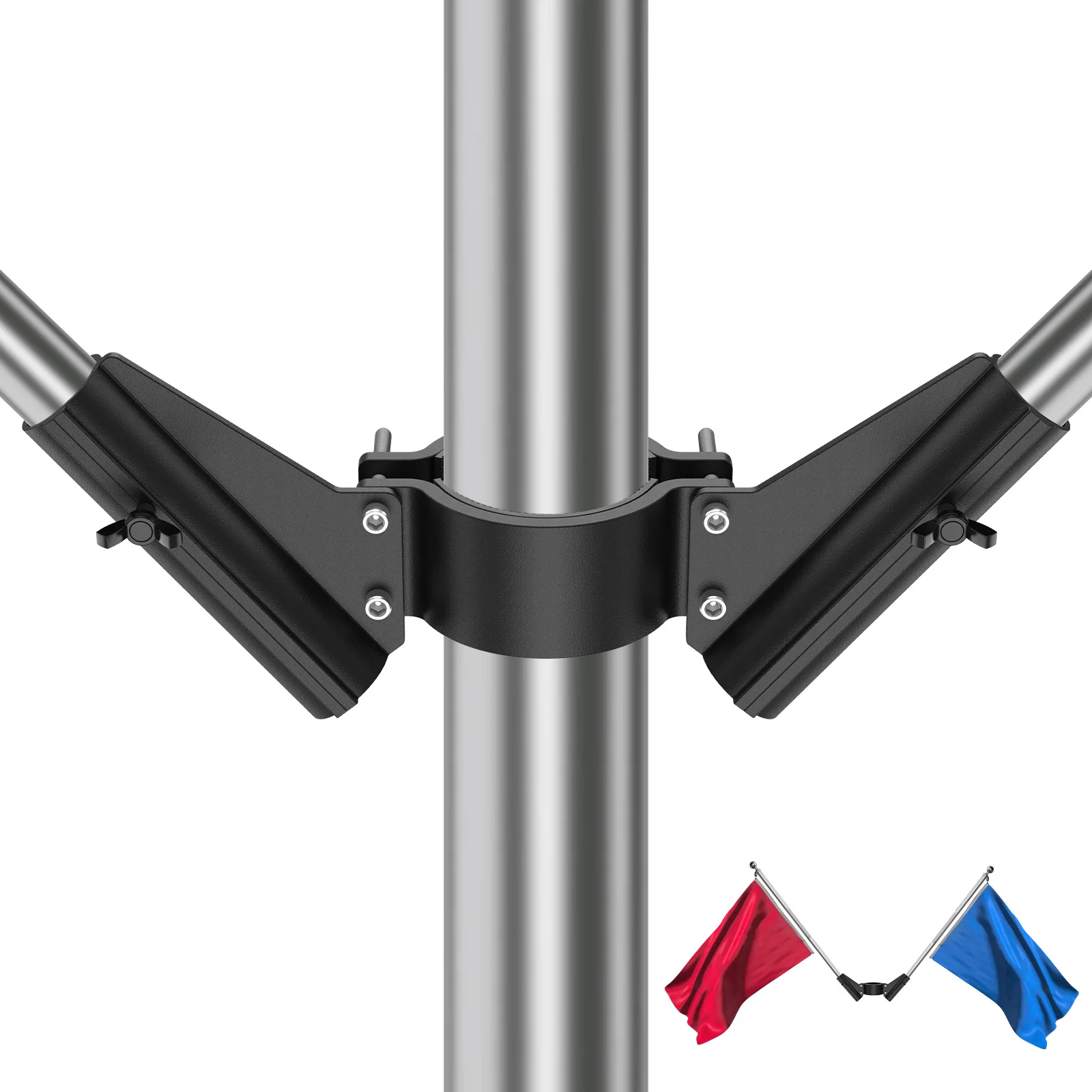 Double Flagpole Holder For RV Camper Trailer Tongue Jack Tube Heavy Duty Anti Rust Aluminum Dual Flag Pole Mount Camping Supplie
Double Flagpole Holder For RV Camper Trailer Tongue Jack Tube Heavy Duty Anti Rust Aluminum Dual Flag Pole Mount Camping Supplie
