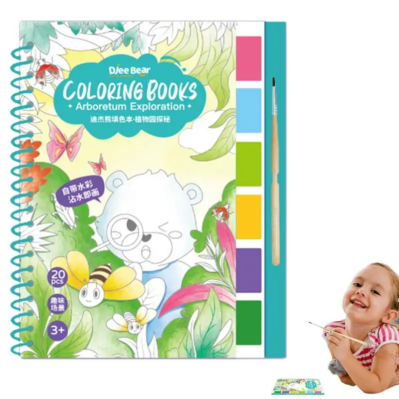 Colorful Animal Paint Watercolor Paint Book Travel Drawing Doodle Coloring Magic Watercolor Book for Preschool Kids Graffiti Toy
Colorful Animal Paint Watercolor Paint Book Travel Drawing Doodle Coloring Magic Watercolor Book for Preschool Kids Graffiti Toy