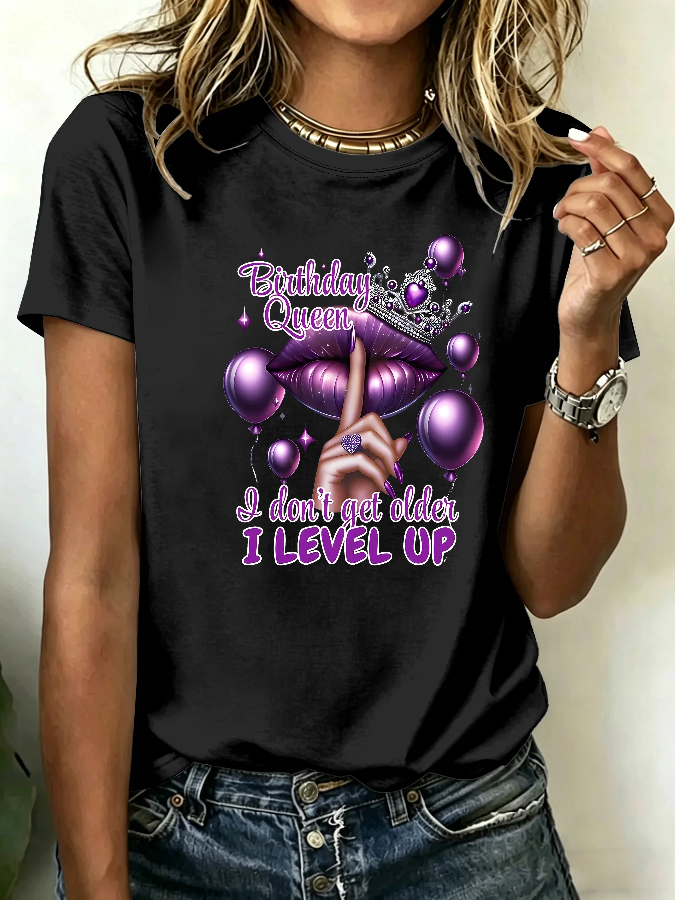 Ladies Plus Size T-shirts, Short-sleeved Printed Tops, Loose and Casual, Soft, Comfortable and Breathable, for Leisure and Sport
Ladies Plus Size T-shirts, Short-sleeved Printed Tops, Loose and Casual, Soft, Comfortable and Breathable, for Leisure and Sport
