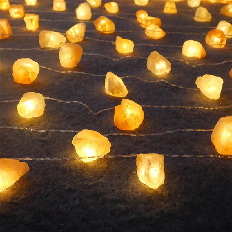 White Salt Lamp Battery 10 LED Natural Crystal Salt Warm Lights String Indoor Outdoor Home Decor
White Salt Lamp Battery 10 LED Natural Crystal Salt Warm Lights String Indoor Outdoor Home Decor