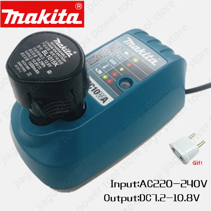 MAKITA Charger for BL1013 10.8V Battery for TD091D TW100D TW060D DA331D DA330D HP330D HS300D JR102D JV100D JV100D LCT204
MAKITA Charger for BL1013 10.8V Battery for TD091D TW100D TW060D DA331D DA330D HP330D HS300D JR102D JV100D JV100D LCT204