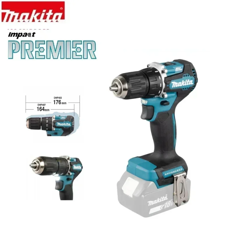 NewMakita DDF487 ddf487 Screwdriver Cordless Percussion Drill 18V LXT Electric Variable Speed Brushless Motor Impact Power Tools
NewMakita DDF487 ddf487 Screwdriver Cordless Percussion Drill 18V LXT Electric Variable Speed Brushless Motor Impact Power Tools