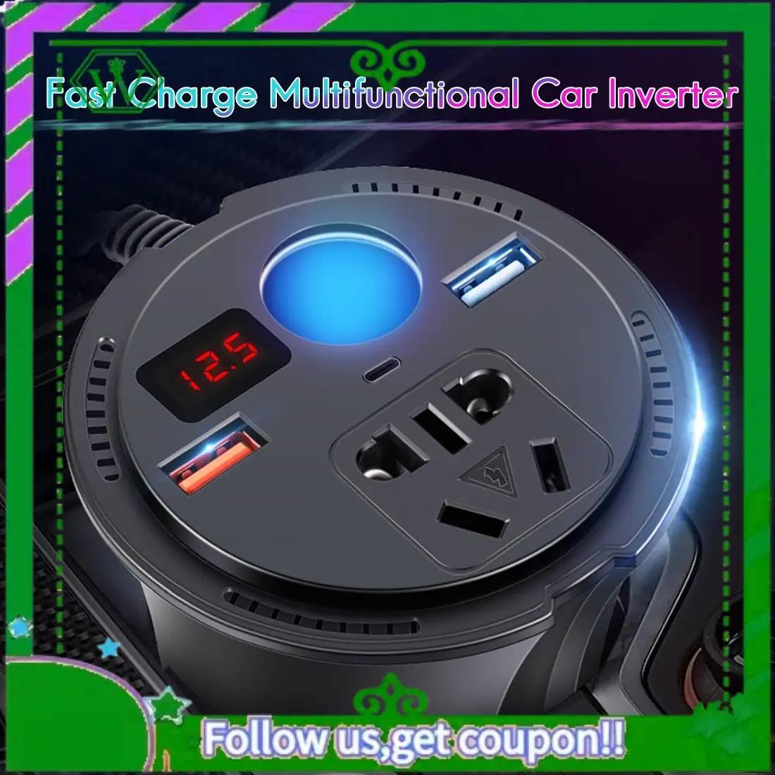 AC34-автомобильный инвертор постоянного тока 12 В в AC220 В, быстрая зарядка QC3.0, 20 Вт PD, автомобильное зарядное устройство, адаптер питания, преобразователь, инвертор, вилка европейского стандарта
AC34-автомобильный инвертор постоянного тока 12 В в AC220 В, быстрая зарядка QC3.0, 20 Вт PD, автомобильное зарядное устройство, адаптер питания, преобразователь, инвертор, вилка европейского стандарта