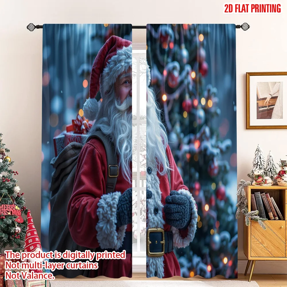 2pcs 2D flat printing Merry Christmas Popular Party Window Curtains Santa Claus Festive Christmas Season Polyester Without
2pcs 2D flat printing Merry Christmas Popular Party Window Curtains Santa Claus Festive Christmas Season Polyester Without