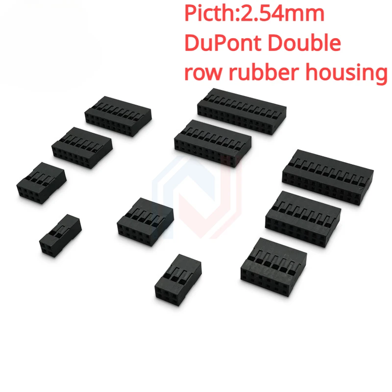 20Pcs DuPont 2.54mm Double Row Rubber Housing Connector Tjc8 DuPont Head DuPont Plug 2.54mm Spacing Terminal Connector Socket
20Pcs DuPont 2.54mm Double Row Rubber Housing Connector Tjc8 DuPont Head DuPont Plug 2.54mm Spacing Terminal Connector Socket