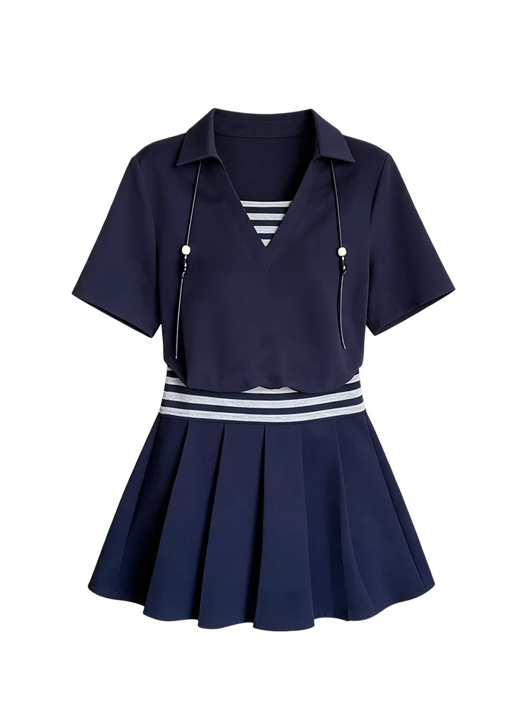 plus Size Women's Short Sleeve T-Shirt And Half Skirt Set Summer Fashion Ensemble Big Size Polyester Fiber Universal Fit
plus Size Women's Short Sleeve T-Shirt And Half Skirt Set Summer Fashion Ensemble Big Size Polyester Fiber Universal Fit