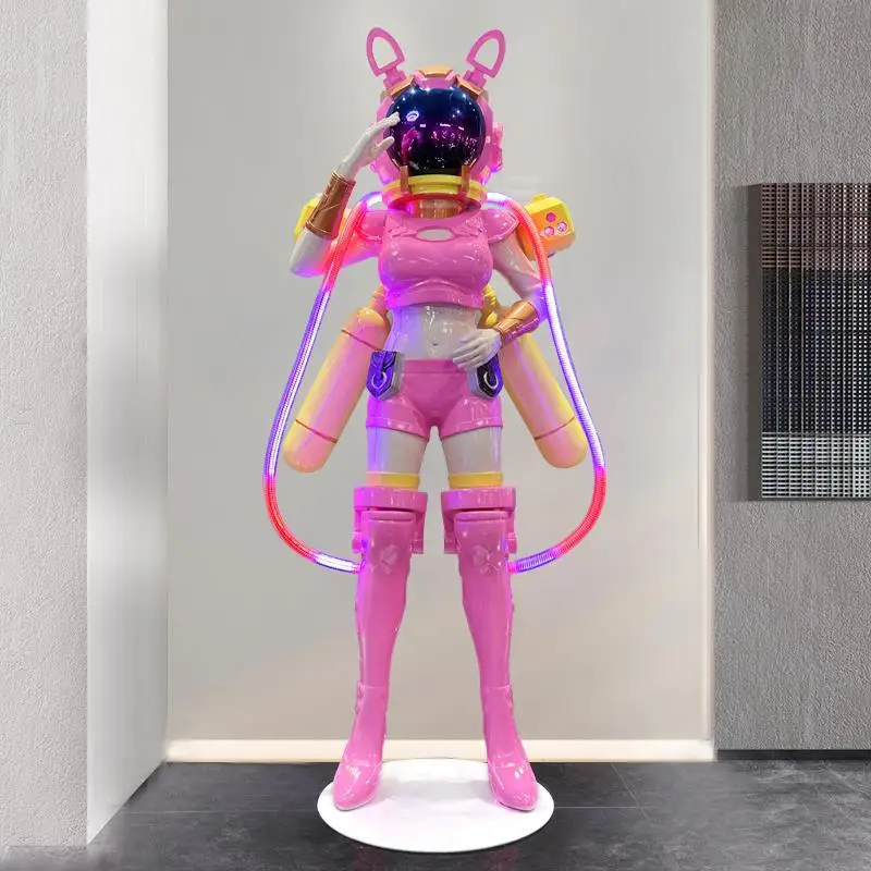 FRP Cyberpunk Diving Girl Modern Large Figure Sculpture Bar KTV Restaurant Floor Ornament
FRP Cyberpunk Diving Girl Modern Large Figure Sculpture Bar KTV Restaurant Floor Ornament