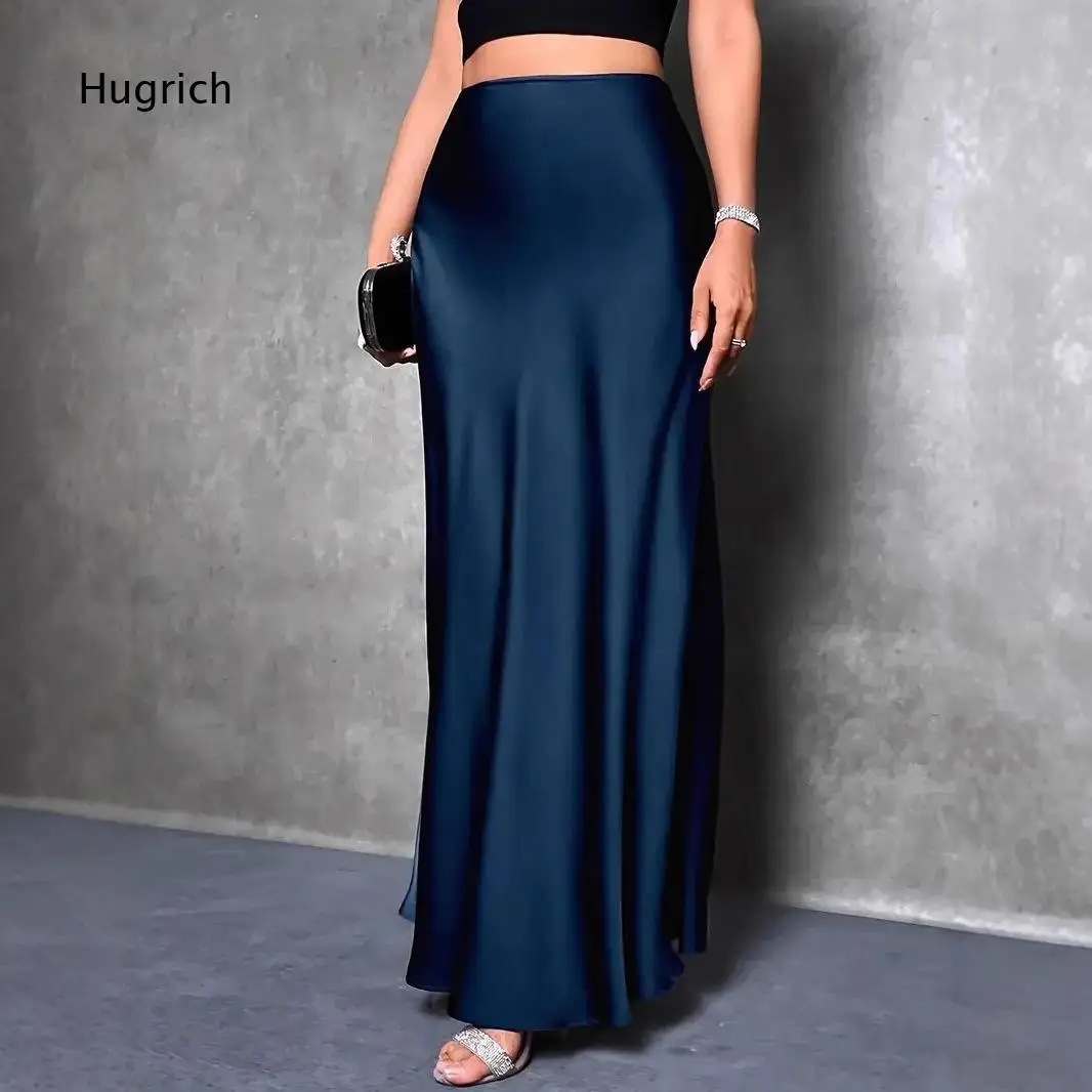 Women's Elegant High Waist Satin Long Skirt Solid Color Floor Length Mermaid Maxi Skirt for Evening Party Prom
Women's Elegant High Waist Satin Long Skirt Solid Color Floor Length Mermaid Maxi Skirt for Evening Party Prom