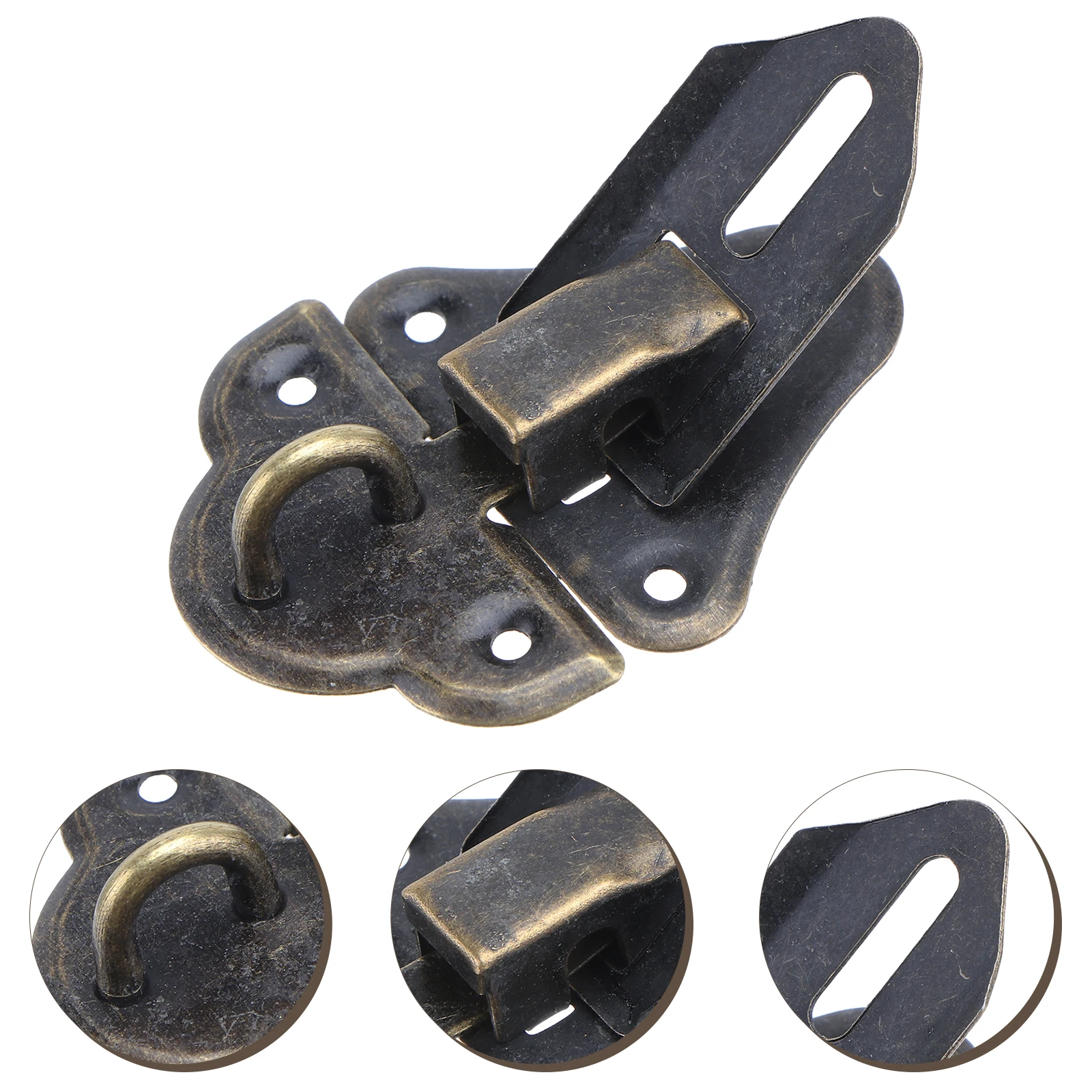 10pcs Iron Vintage Cabinet Locks Decorative Latches Furniture Buckles Bronze Color Sturdy Durable Hardware
10pcs Iron Vintage Cabinet Locks Decorative Latches Furniture Buckles Bronze Color Sturdy Durable Hardware