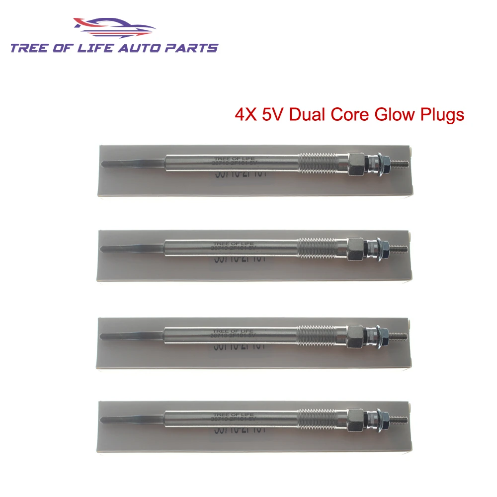 4X New Glow Plugs 5V For Hyundai Santa Fe II 2.2 2.0 CRDi 2005 2006 2007 2008 2009 2011-2015 36710-2F101 367102F101 36710 2F101
4X New Glow Plugs 5V For Hyundai Santa Fe II 2.2 2.0 CRDi 2005 2006 2007 2008 2009 2011-2015 36710-2F101 367102F101 36710 2F101