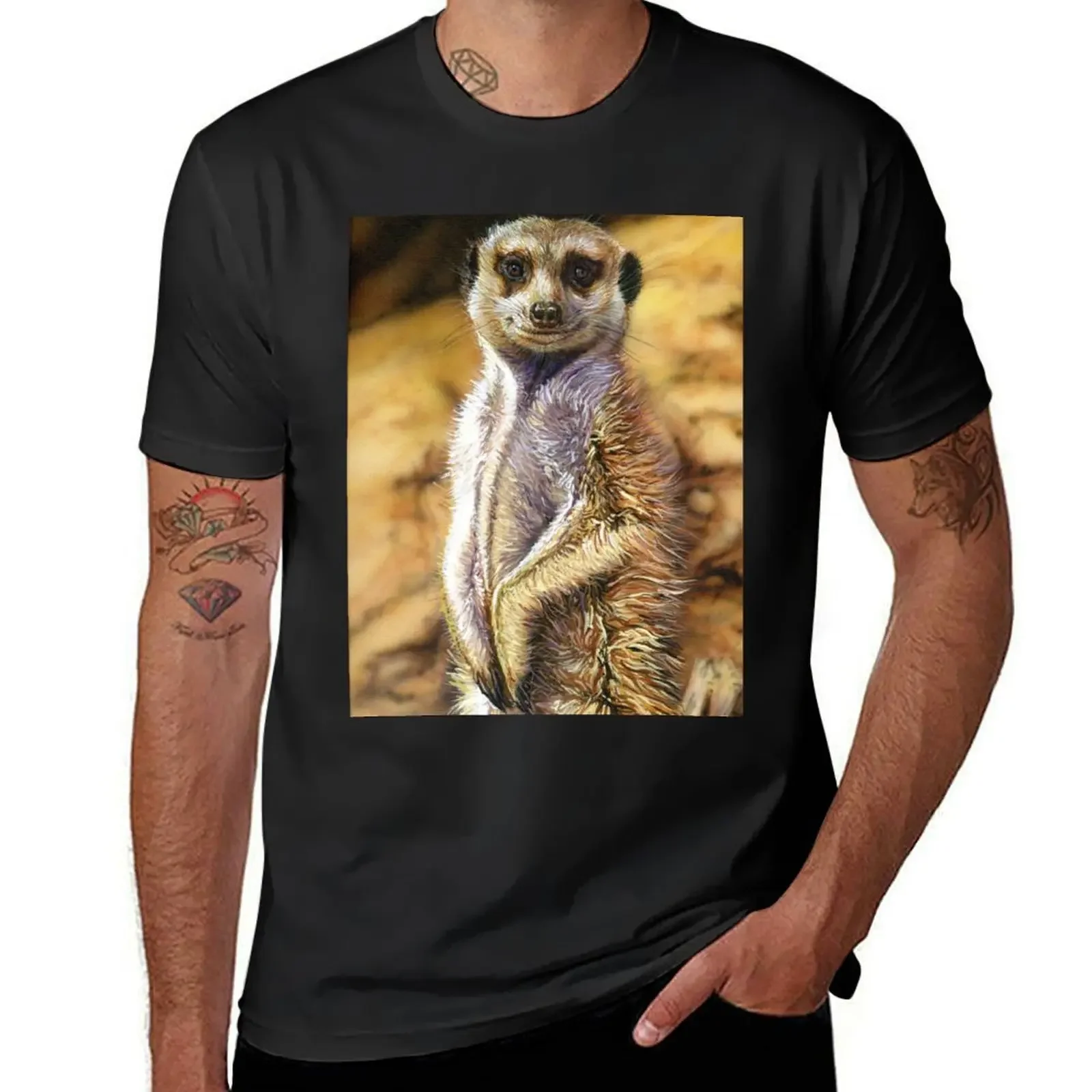 Футболка с коротким рукавом, одежда Meerkat Manor, необходимая мужская одежда, мужская одежда большого размера
Футболка с коротким рукавом, одежда Meerkat Manor, необходимая мужская одежда, мужская одежда большого размера