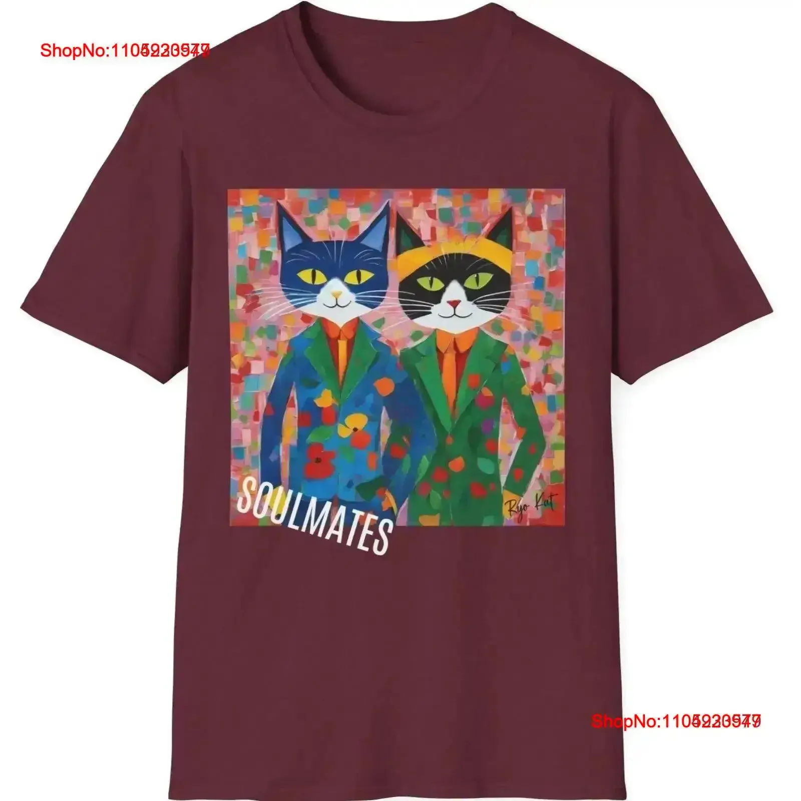 CAT SOULMATES friend art cute flowers partners love peace painting Softstyle T Shirt vintage Washed fashion Slightly streetwear
CAT SOULMATES friend art cute flowers partners love peace painting Softstyle T Shirt vintage Washed fashion Slightly streetwear