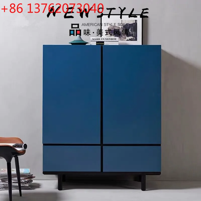 Blue piano paint dining side cabinet creative personality entrance shoe cabinet modern simplicity
Blue piano paint dining side cabinet creative personality entrance shoe cabinet modern simplicity