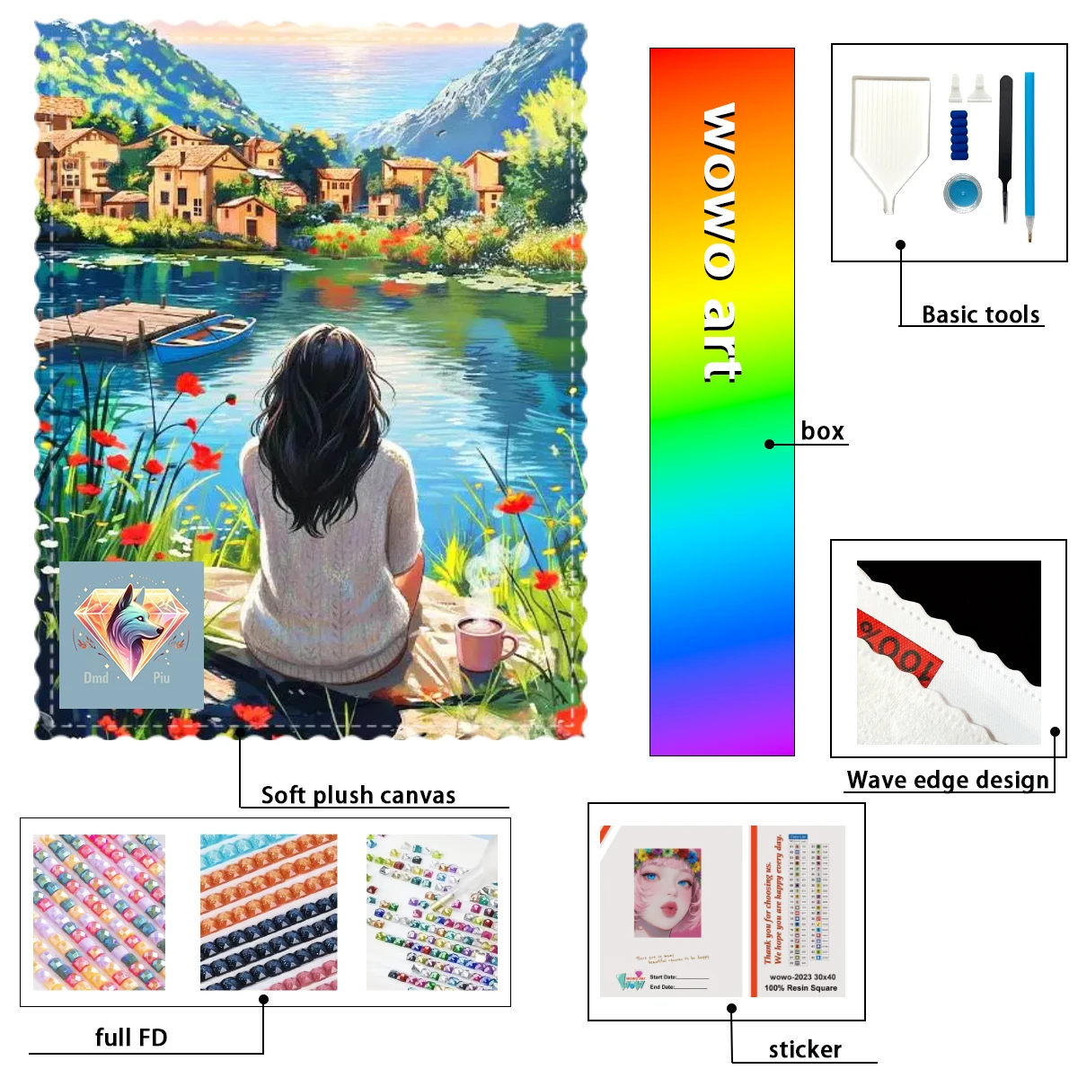 【Piu Diamond Art】Una chica agradable y agradable junto 100% resin FD+ab+cr Diamond Stamping Kit Perfect Masterpiece worth Buying
【Piu Diamond Art】Una chica agradable y agradable junto 100% resin FD+ab+cr Diamond Stamping Kit Perfect Masterpiece worth Buying