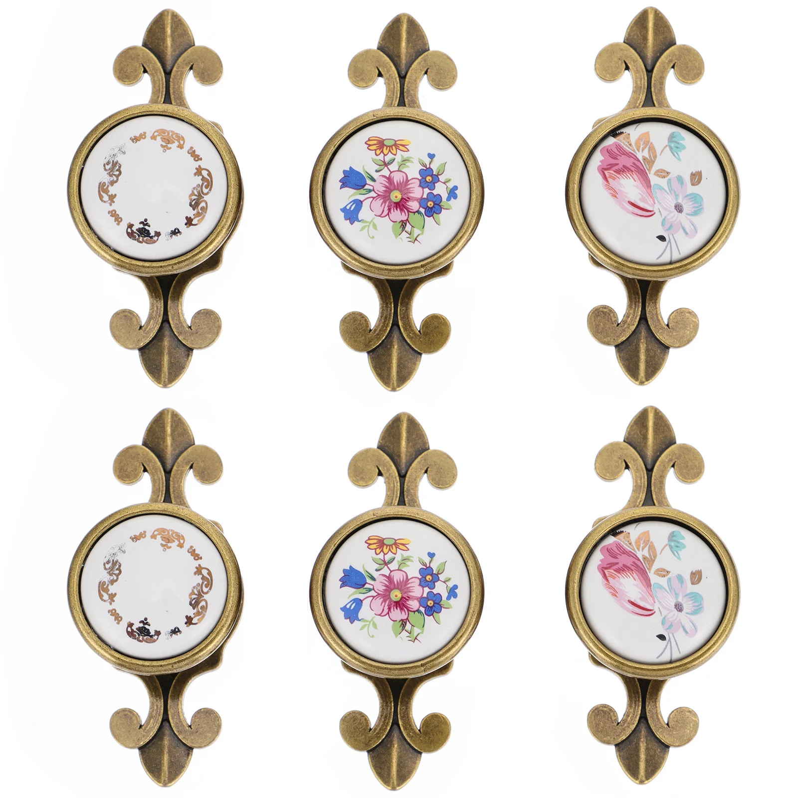 6Pcs Ceramic Handle Simple Printed Door Knob Durable Modern Cabinet Drawer Handle for Wardrobe Kitchen Furniture
6Pcs Ceramic Handle Simple Printed Door Knob Durable Modern Cabinet Drawer Handle for Wardrobe Kitchen Furniture